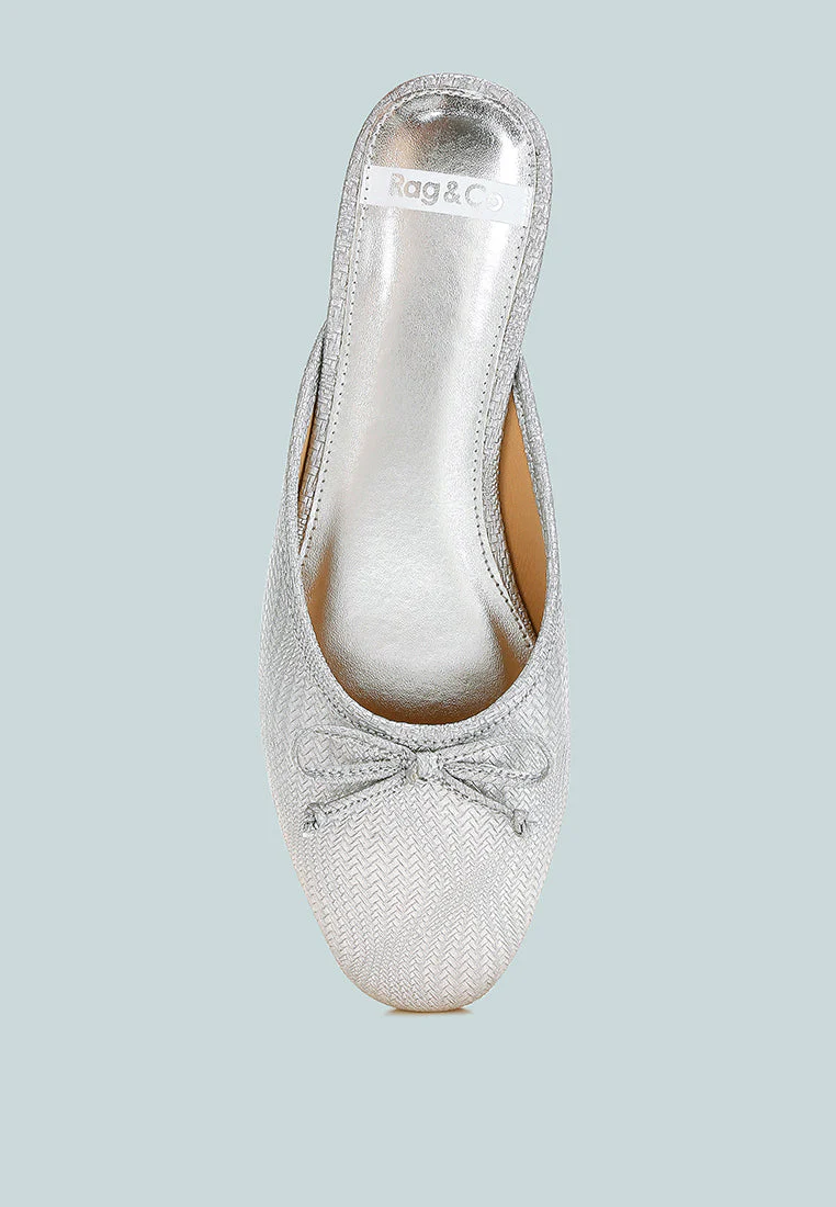 Jaylor Party Bow Slip-On Mules - Image 4