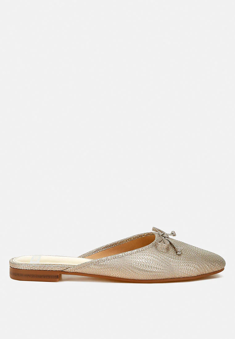 Jaylor Party Bow Slip-On Mules - Image 8
