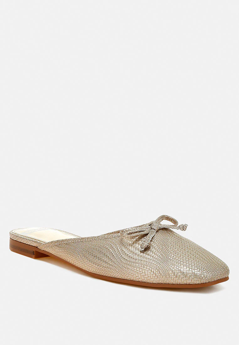 Jaylor Party Bow Slip-On Mules - Image 9