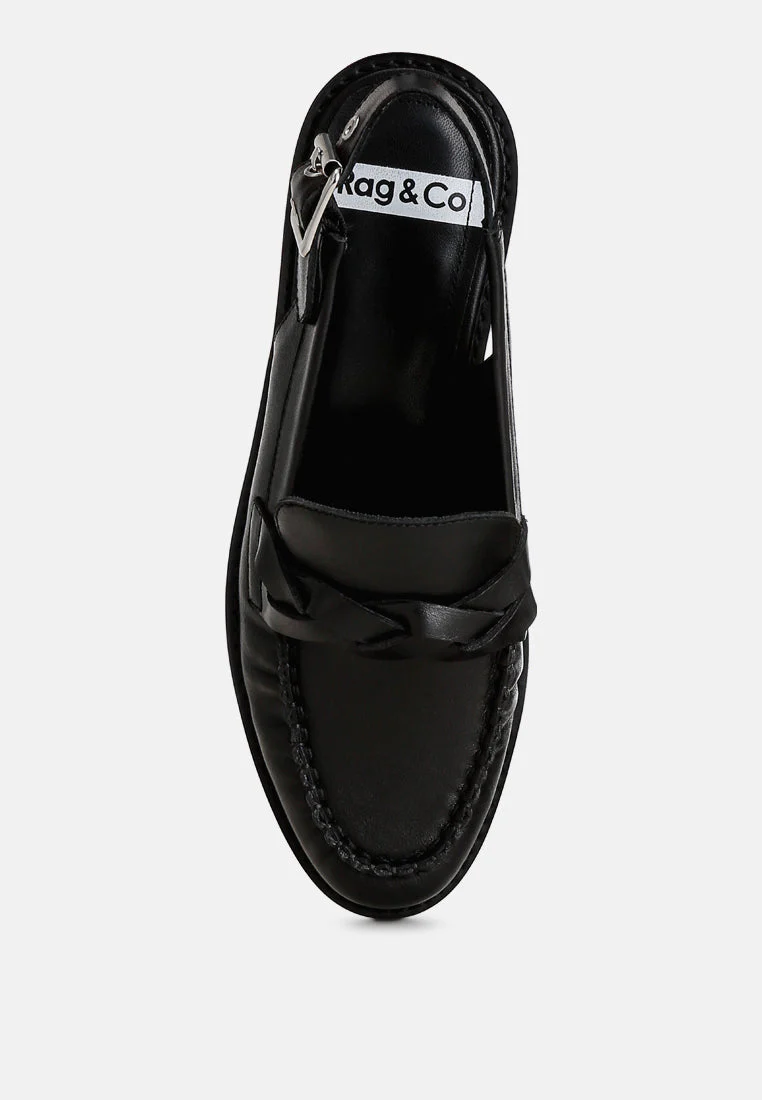 Jemykin Genuine Leather Loafer Sandals - Image 10