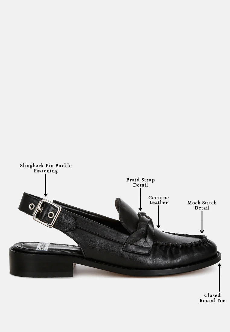 Jemykin Genuine Leather Loafer Sandals - Image 12