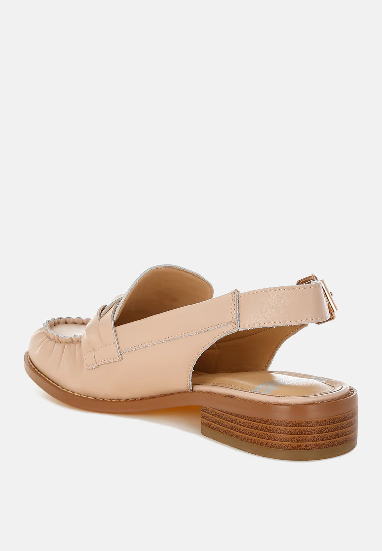 Jemykin Genuine Leather Loafer Sandals - Image 15