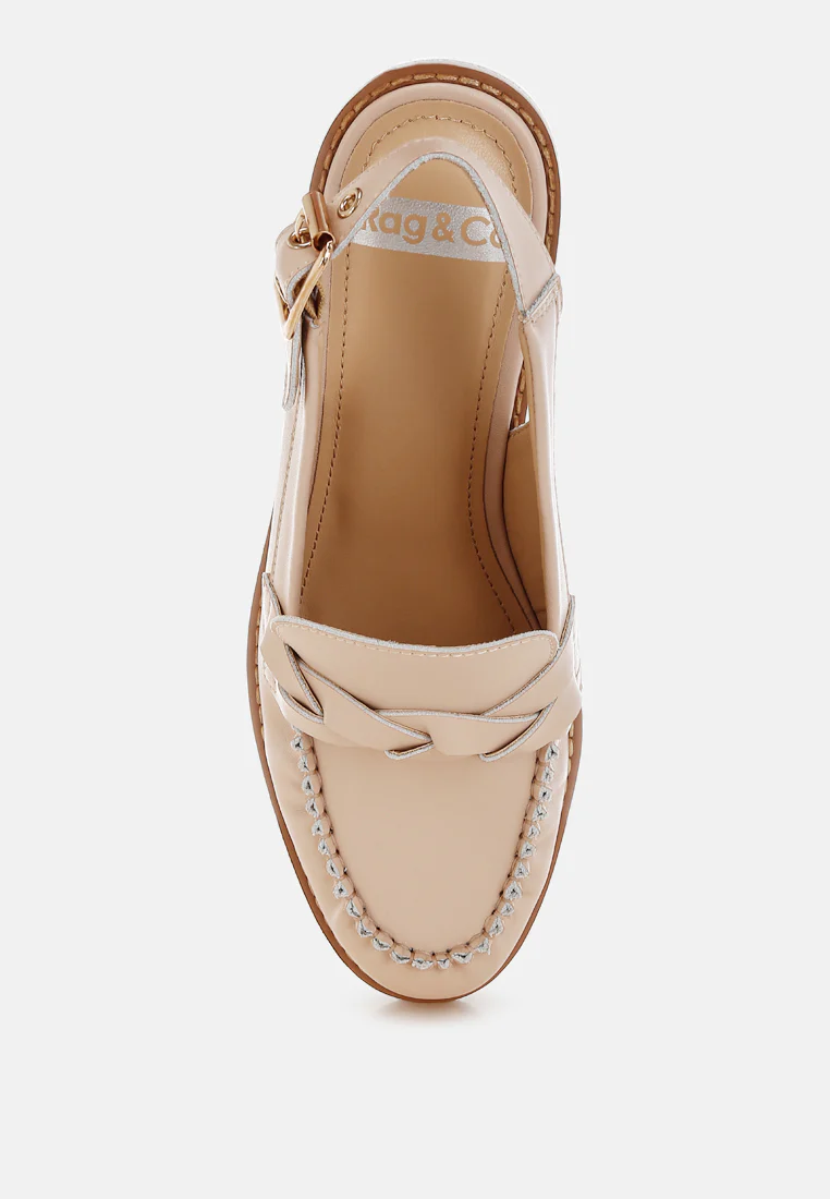Jemykin Genuine Leather Loafer Sandals - Image 16