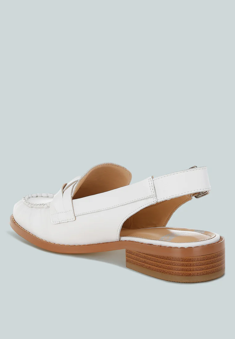 Jemykin Genuine Leather Loafer Sandals - Image 3