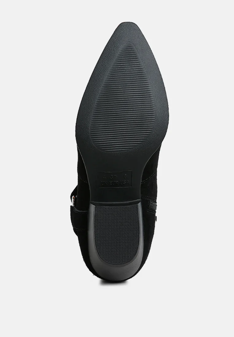 Jockey Harness Detail Ankle Boots - Image 10