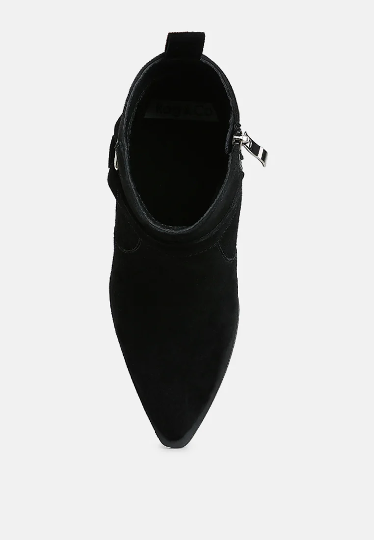Jockey Harness Detail Ankle Boots - Image 9