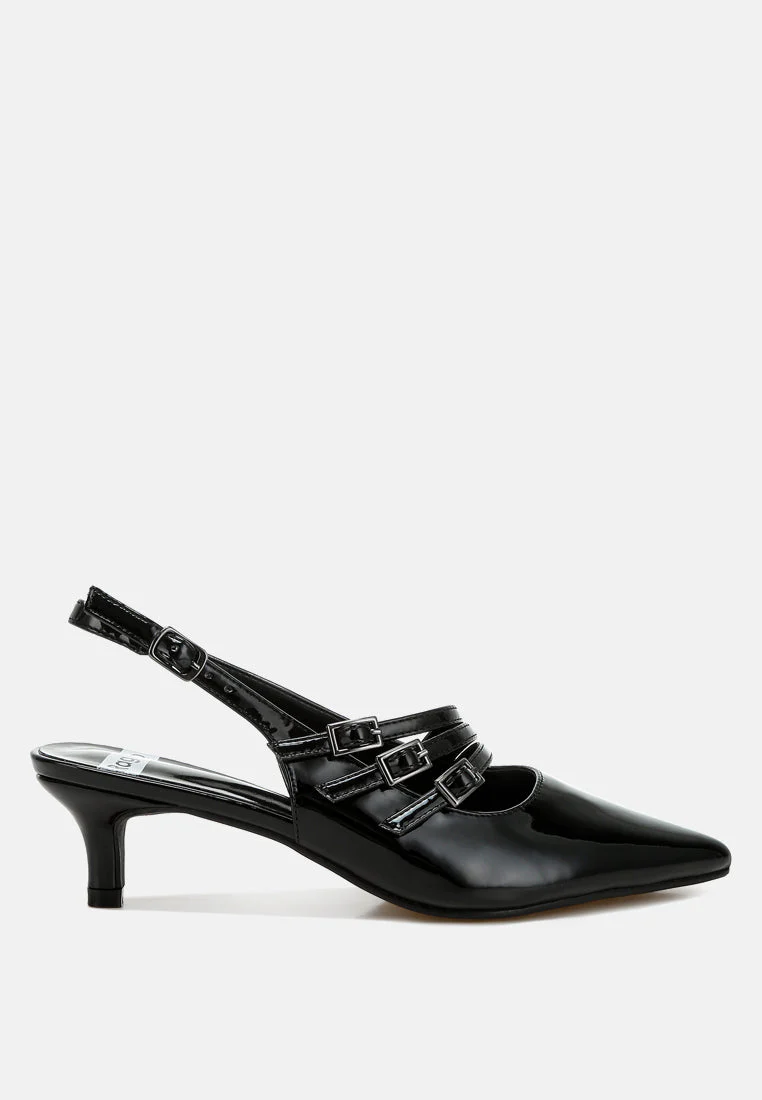 Kanebei Triple Strap Slingback Sandals - Image 13
