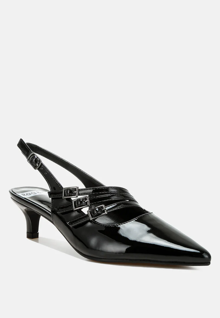 Kanebei Triple Strap Slingback Sandals - Image 15