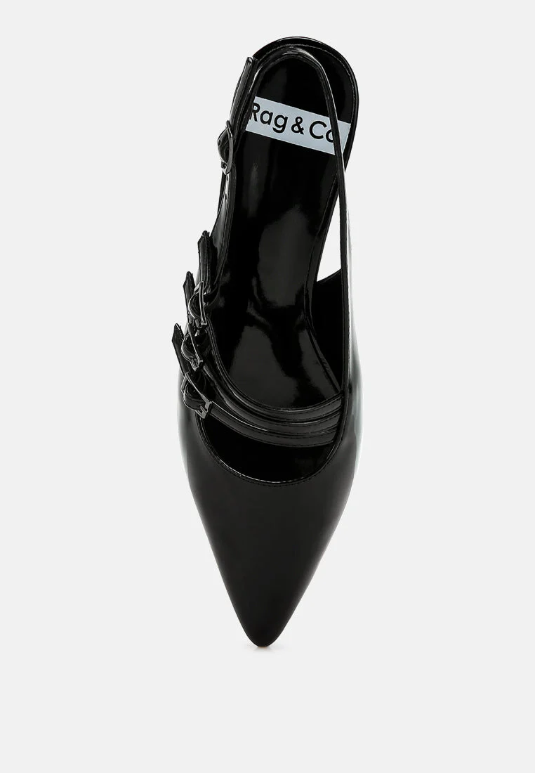 Kanebei Triple Strap Slingback Sandals - Image 17
