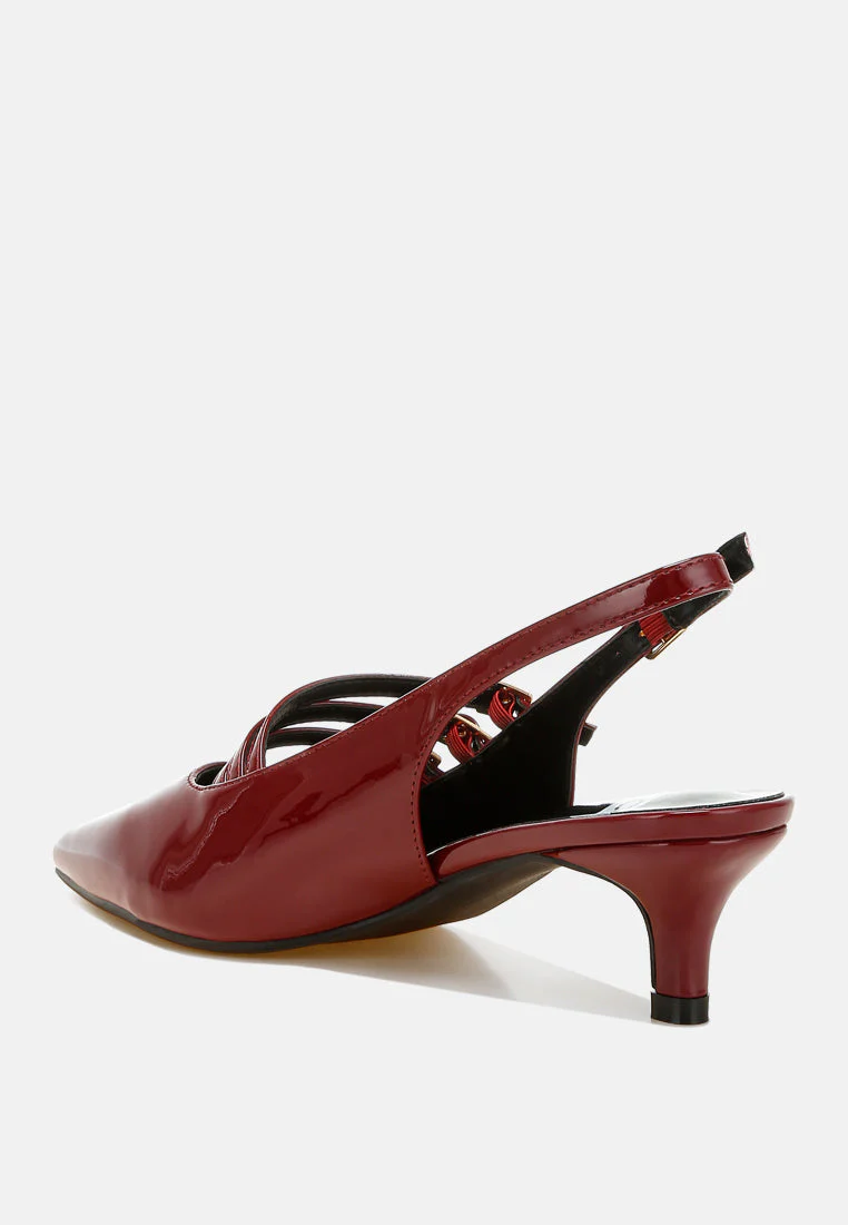Kanebei Triple Strap Slingback Sandals - Image 4