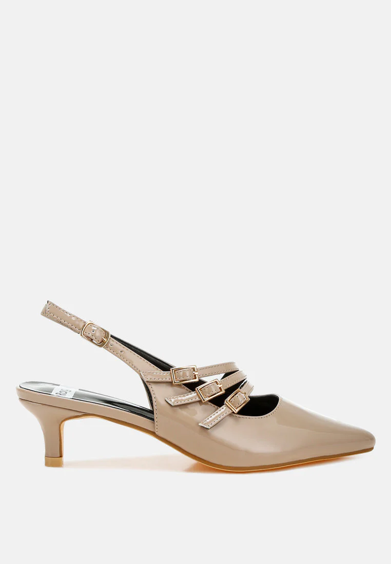 Kanebei Triple Strap Slingback Sandals - Image 7