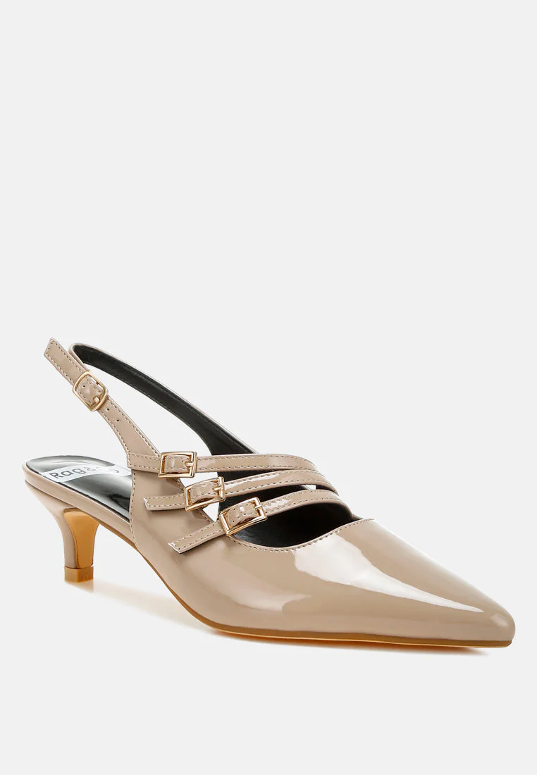Kanebei Triple Strap Slingback Sandals - Image 8