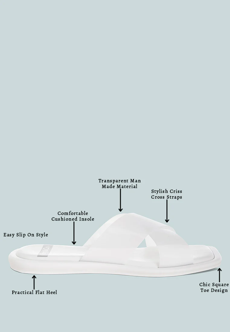Kimama Criss Cross Strap Slip Ons - Image 14