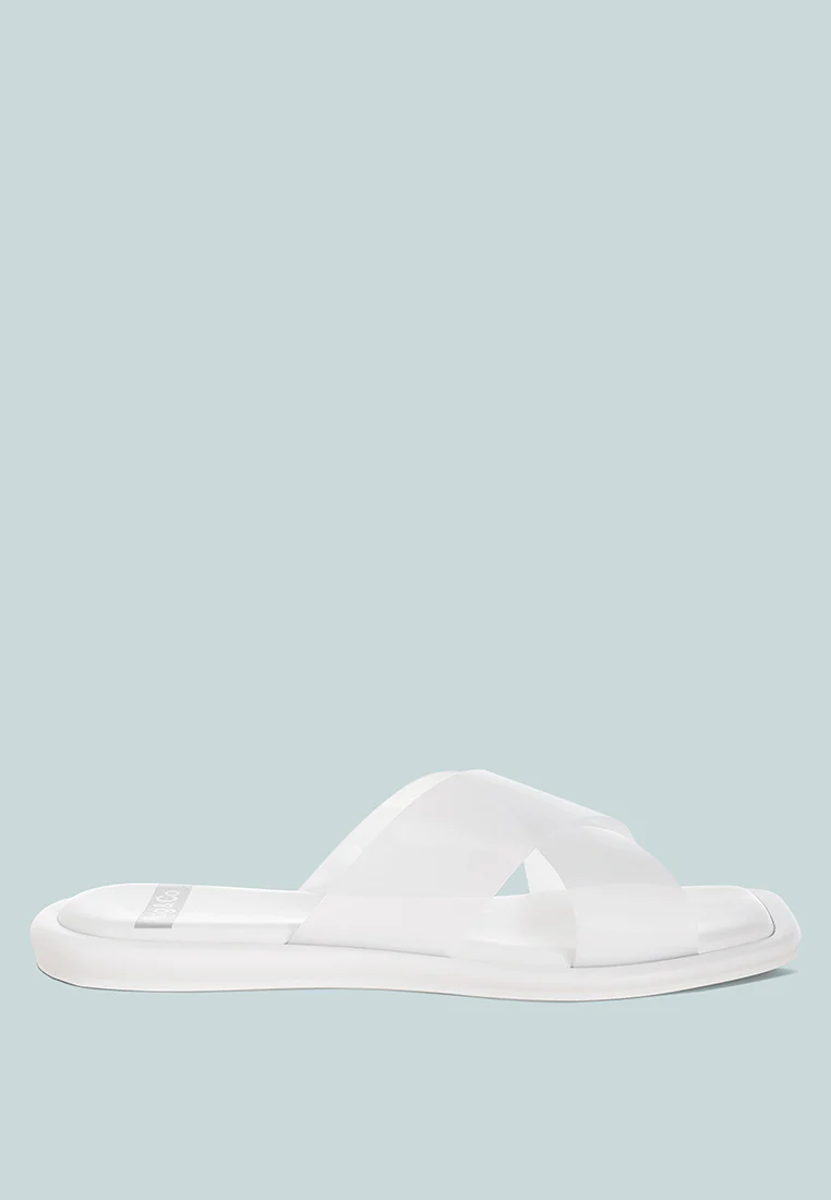 Kimama Criss Cross Strap Slip Ons - Image 9