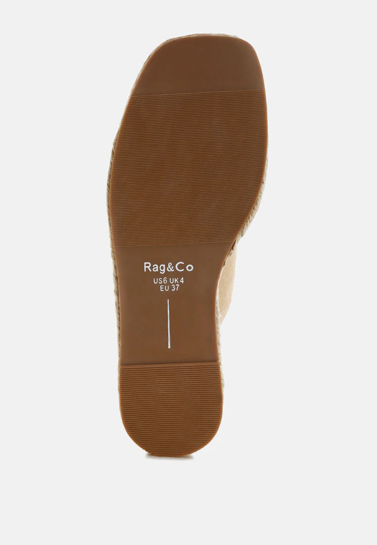 Kuopa Genuine Soft Leather Espadrille Flatform Sandals - Image 5