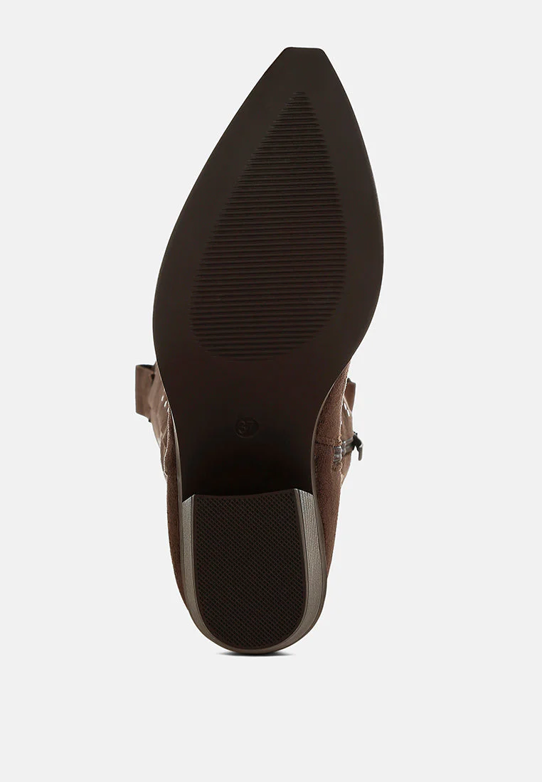 Lariat Studs Embellished Cowboy Boots - Image 6