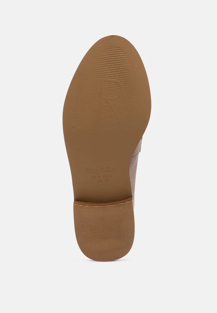 LENA Taupe Genuine Suede Mules - Image 7