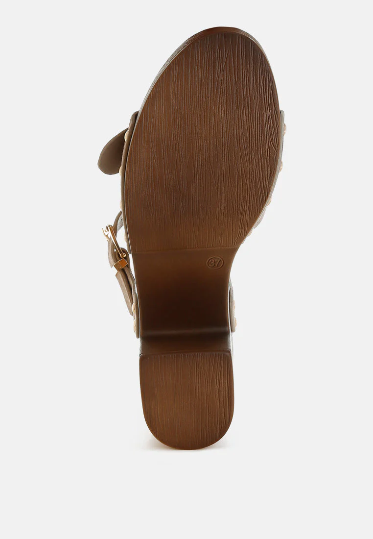 Lhasa Real Suede Leather Clog Sandals - Image 5