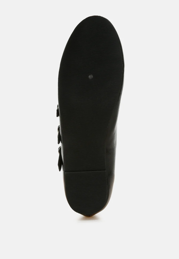 Macarina Triple Strap Mary Jane Ballerinas - Image 13
