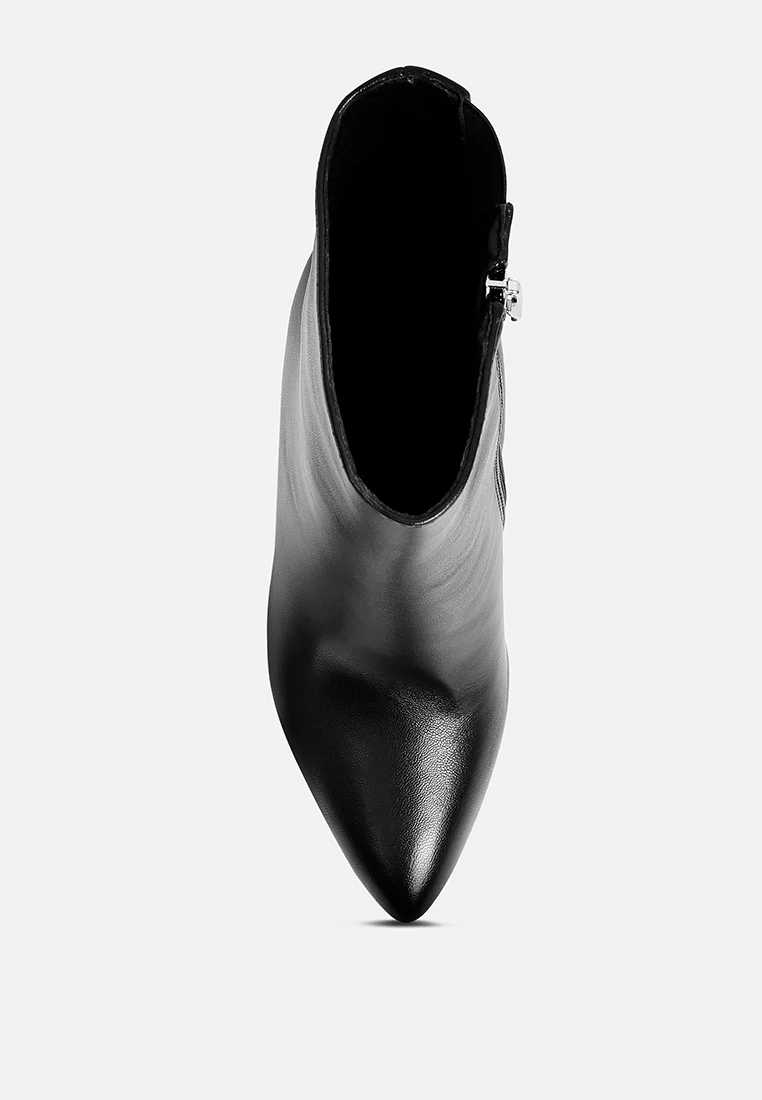 MAGNA Black Platform Heel Ankle Boot - Image 6