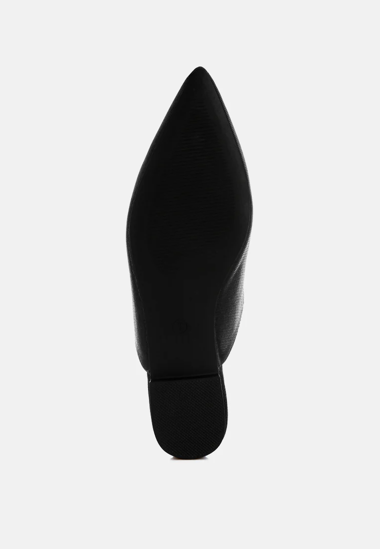 Magnum Diamante Strap Glitter Mules - Image 20