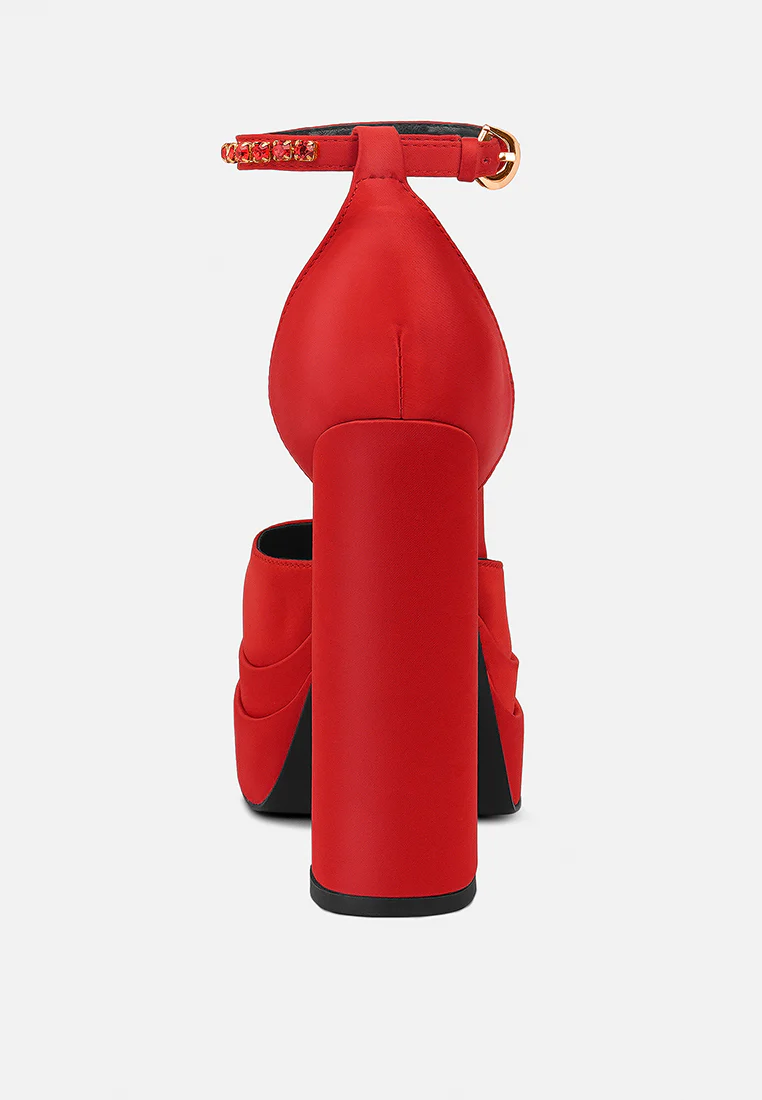 MARTINI Red Sky High Platform Sandals - Image 5