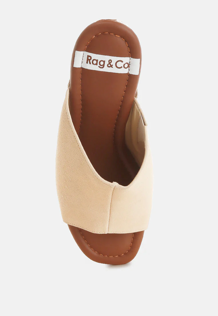 Masaki Soft Suede Leather Wooden Clogs - Image 6