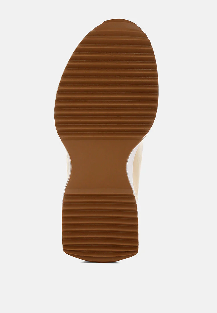 Mujori Metallic Pleather Studded Sneakers - Image 5