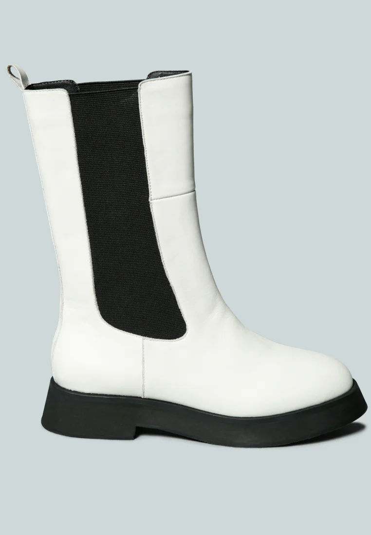MILLER Chelsea Classic White Boot - Image 2