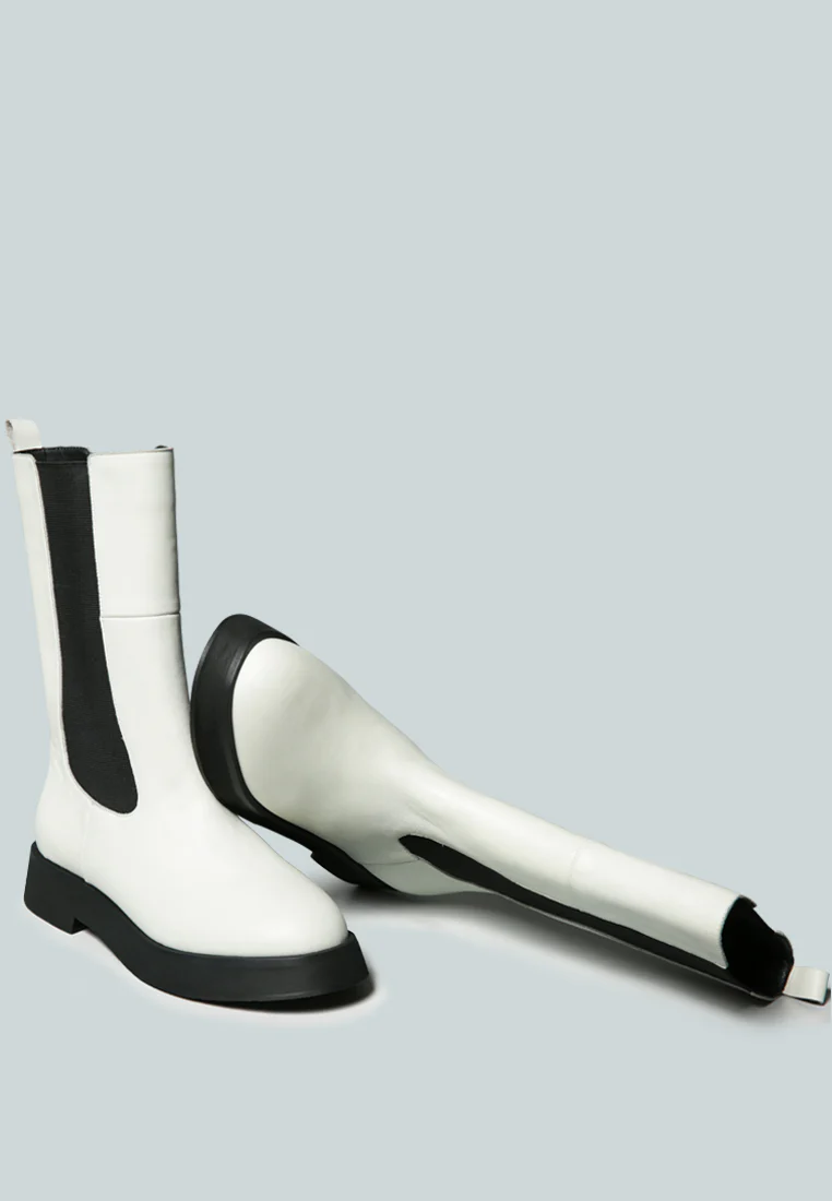 MILLER Chelsea Classic White Boot - Image 3