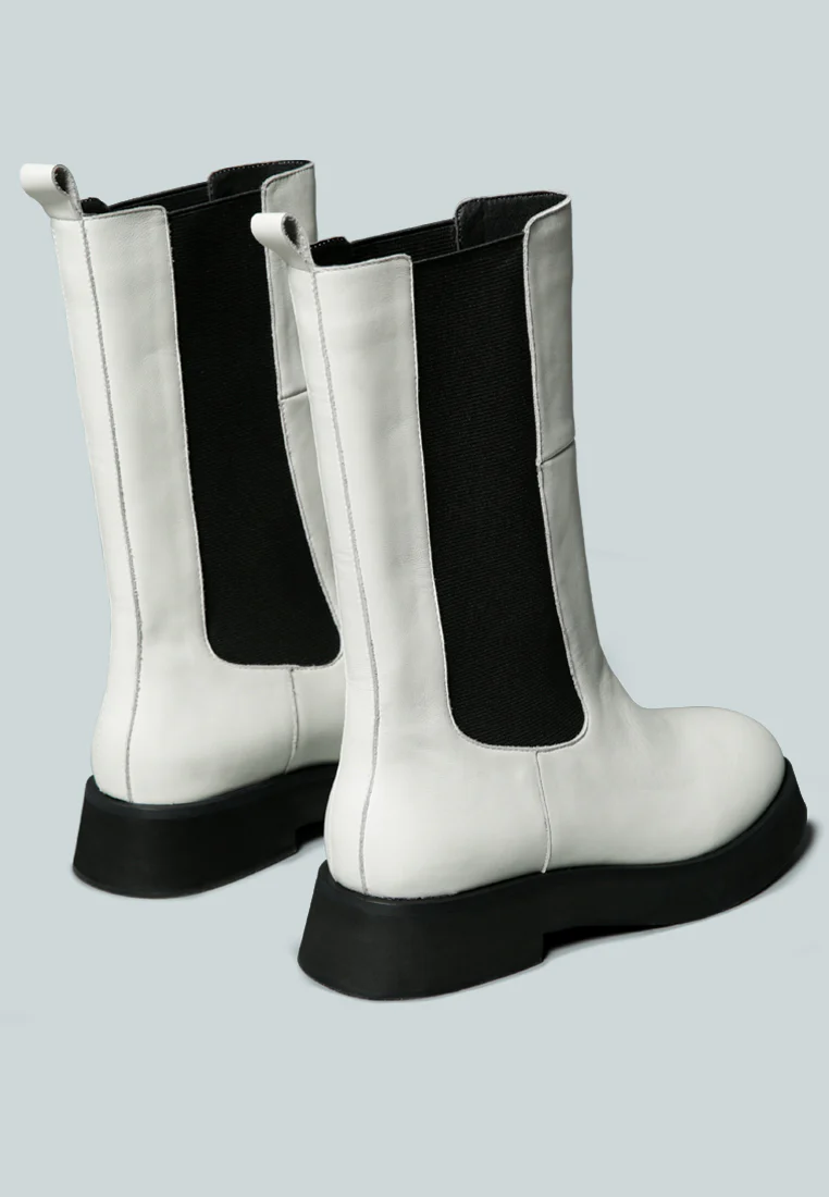 MILLER Chelsea Classic White Boot - Image 4