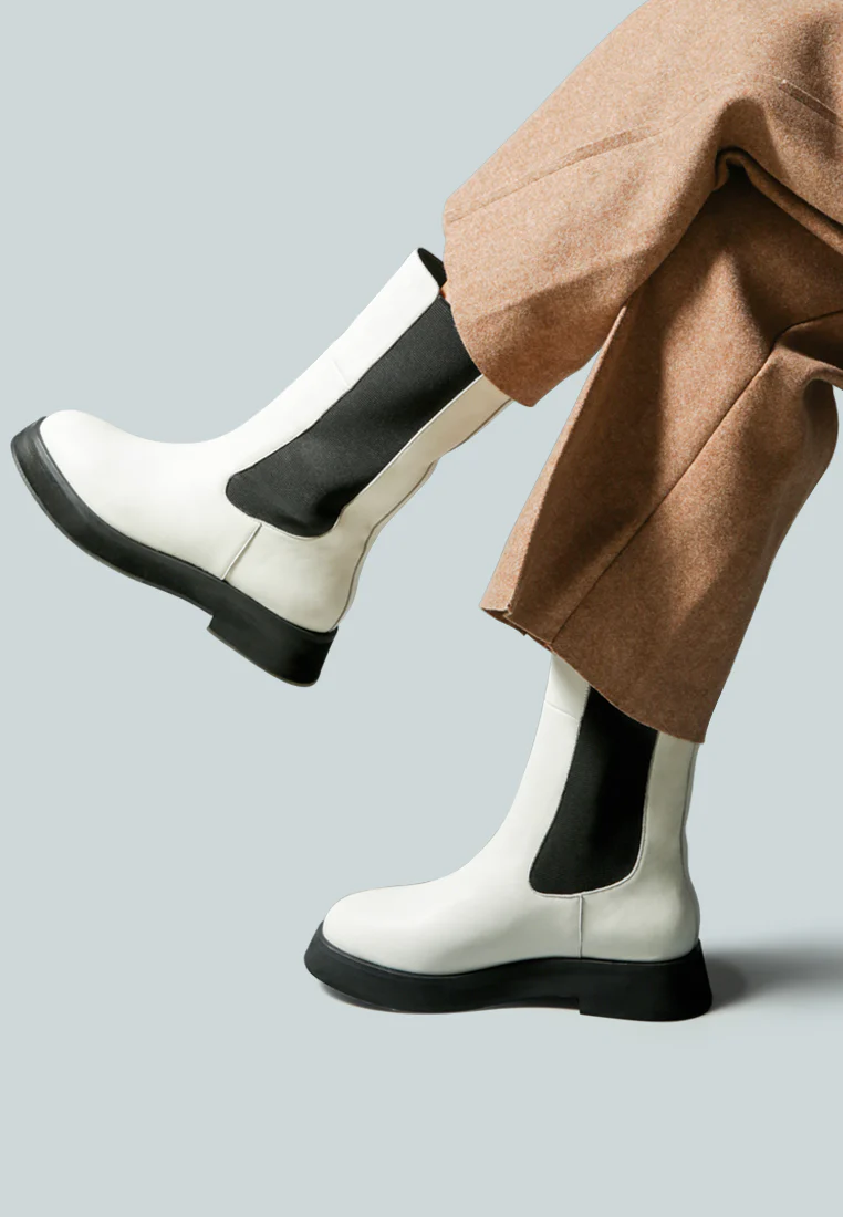 MILLER Chelsea Classic White Boot - Image 5