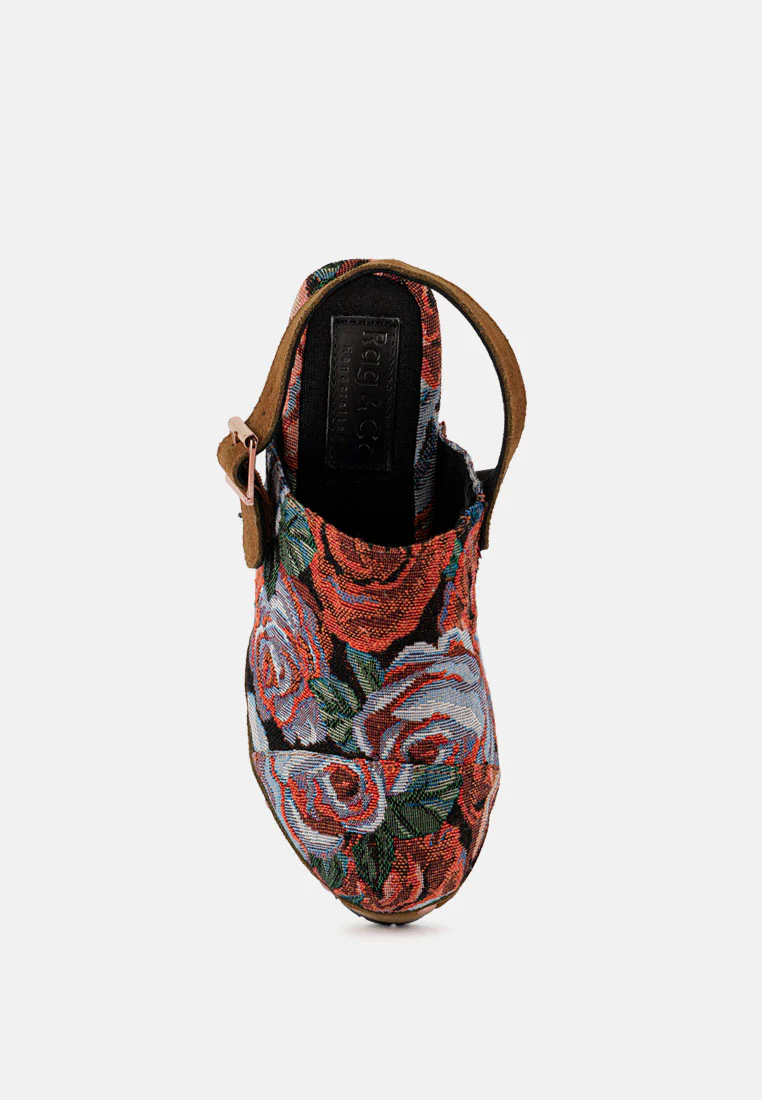 MURAL Tapestry Handcrafted Clogs - Image 6
