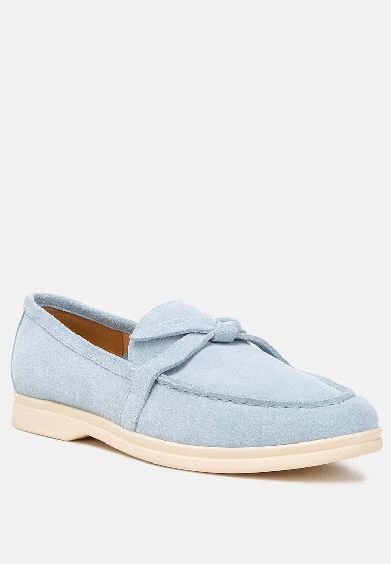 Nautica Genuine Suede Knot Detailed Loafers - Image 12
