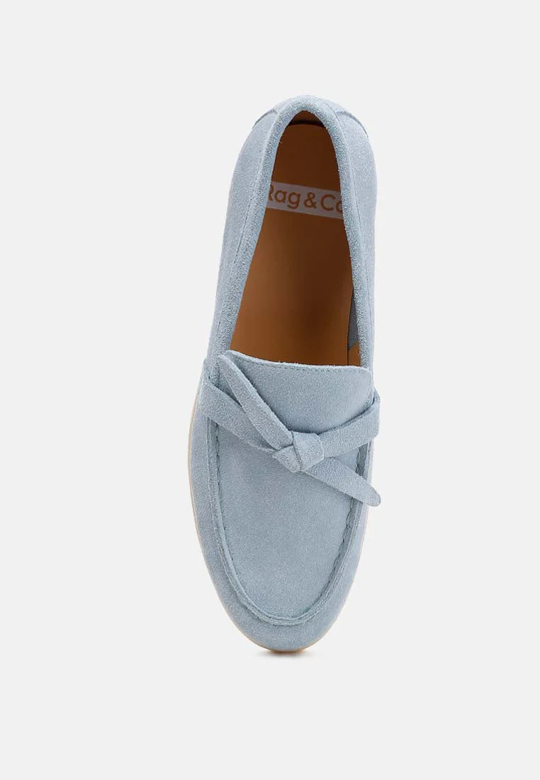 Nautica Genuine Suede Knot Detailed Loafers - Image 14