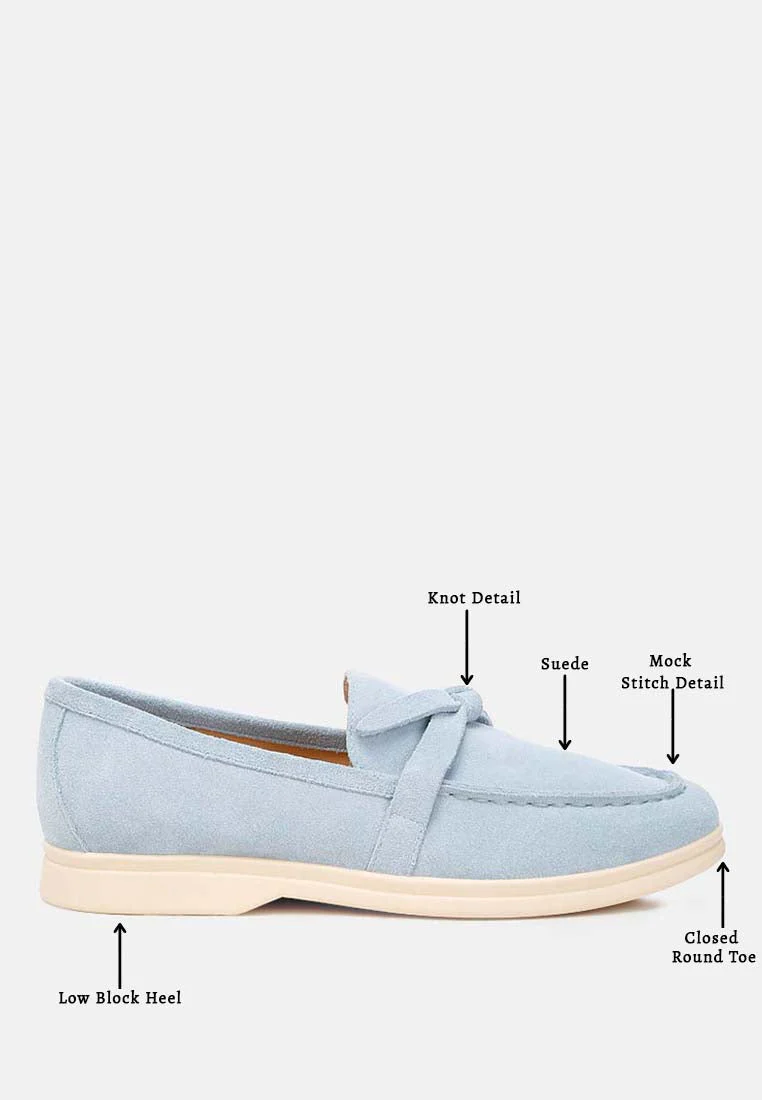 Nautica Genuine Suede Knot Detailed Loafers - Image 16