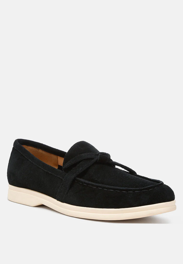 Nautica Genuine Suede Knot Detailed Loafers - Image 20
