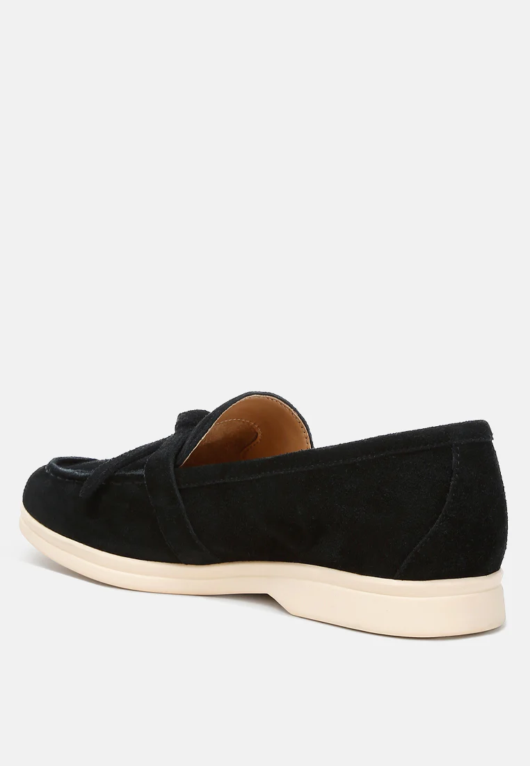 Nautica Genuine Suede Knot Detailed Loafers - Image 21