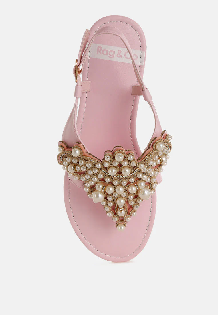 Nayasa Pn Buckle Pearls Flats - Image 11