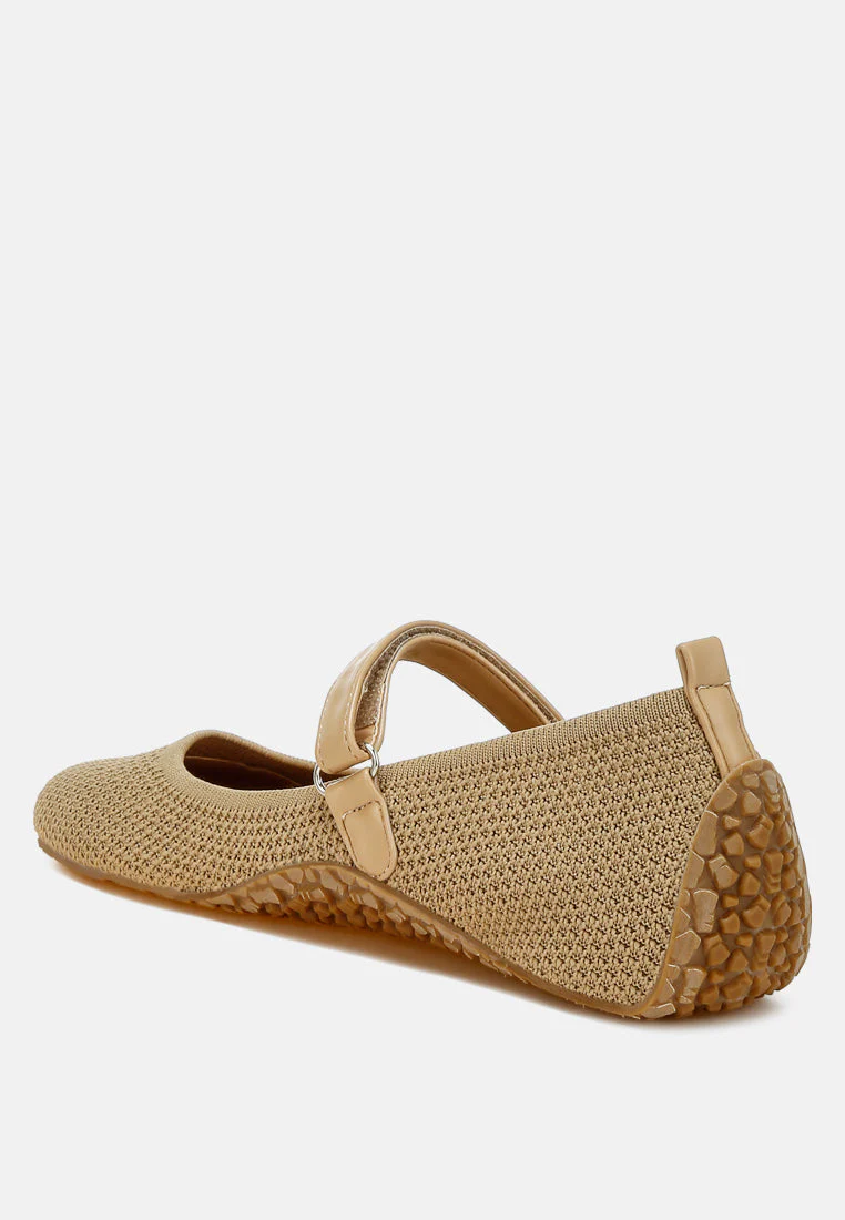 Nordeux Velcro Strap Mary Jane Ballerinas - Image 10