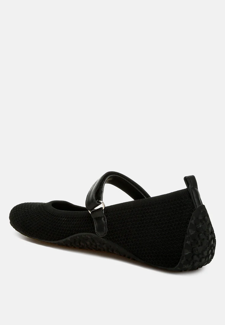 Nordeux Velcro Strap Mary Jane Ballerinas - Image 16