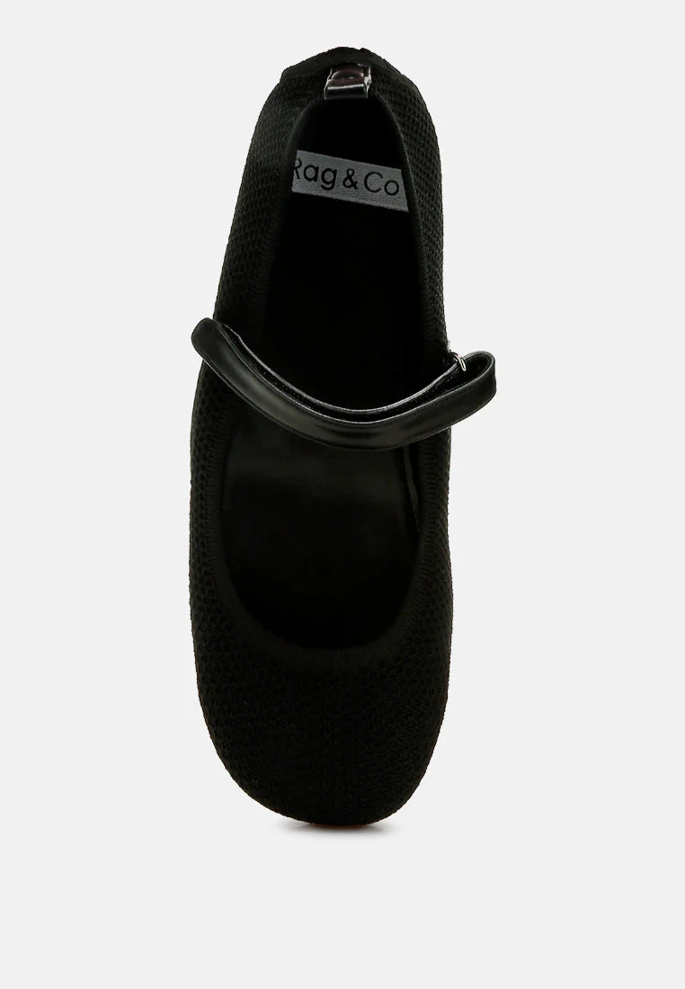 Nordeux Velcro Strap Mary Jane Ballerinas - Image 17