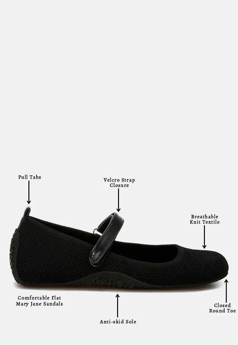 Nordeux Velcro Strap Mary Jane Ballerinas - Image 19