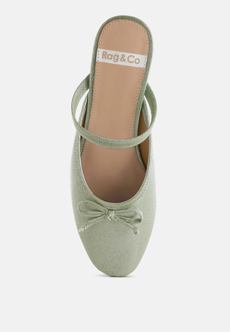 Opalia Glitter Ballet Mules - Image 10