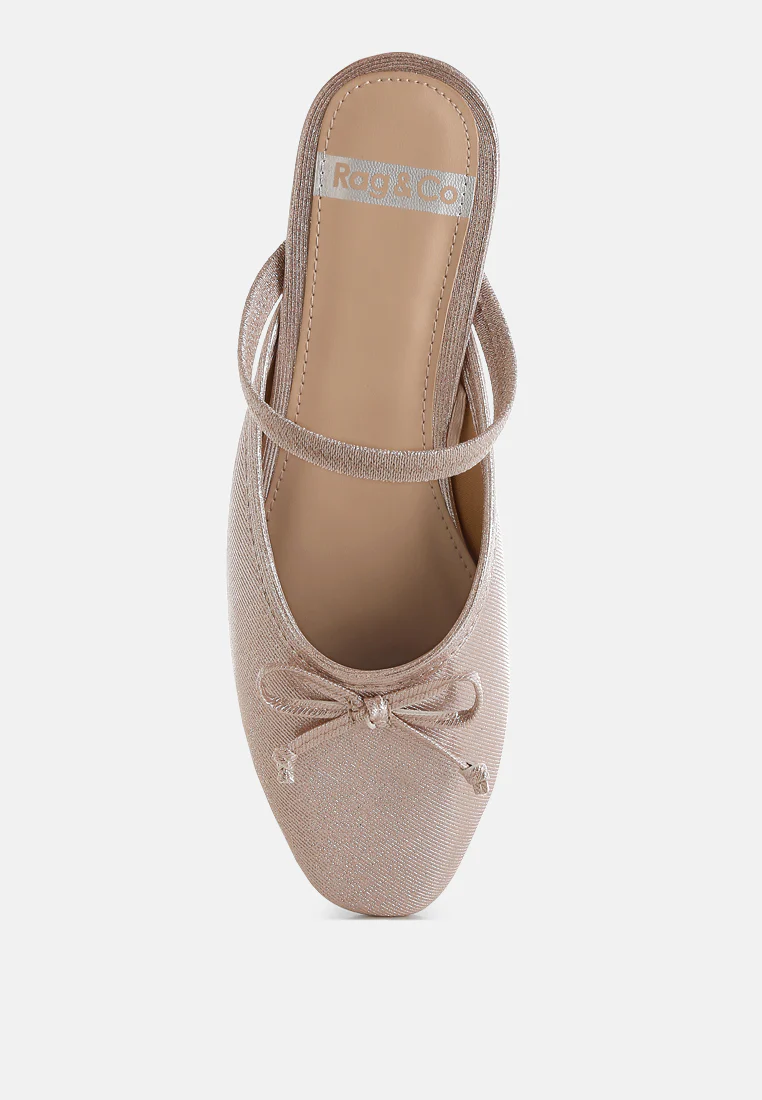 Opalia Glitter Ballet Mules - Image 5