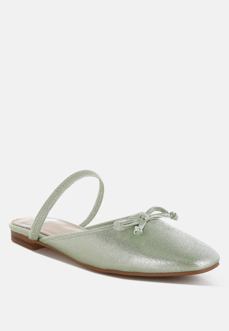Opalia Glitter Ballet Mules - Image 8