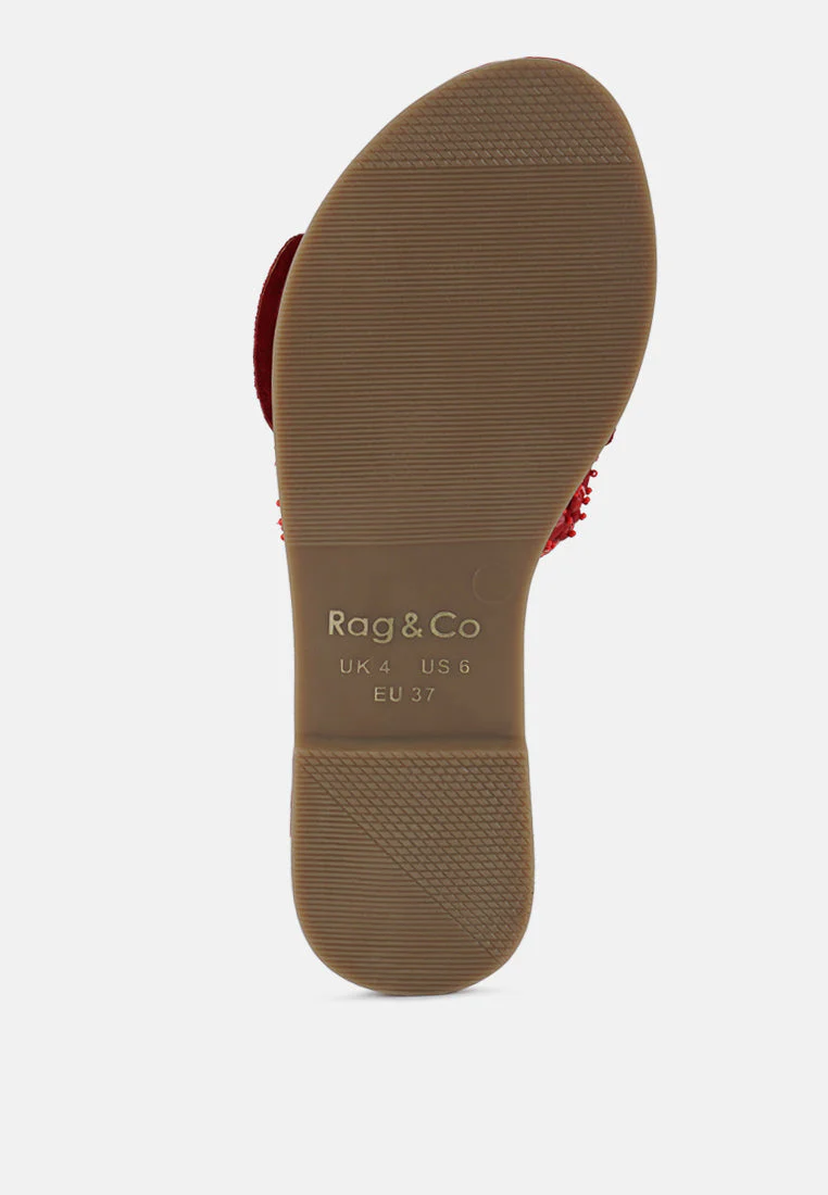 Pipa Big Bow Beaded Flats - Image 11