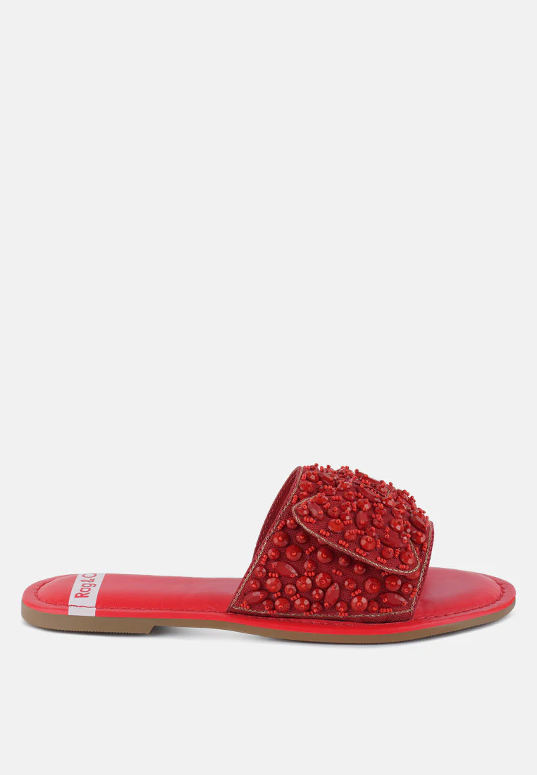 Pipa Big Bow Beaded Flats - Image 6
