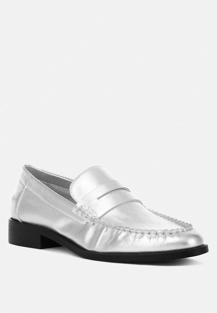 Plavia Genuine Leather Loafers - Image 3