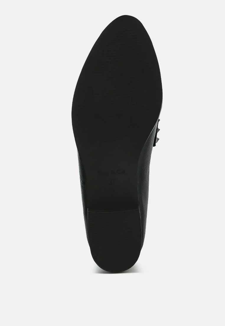 Potania Penny Strap Metallic Loafers - Image 11